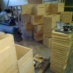 Plan d'une ruche dadant à tenons 10 cadres et dadant simple