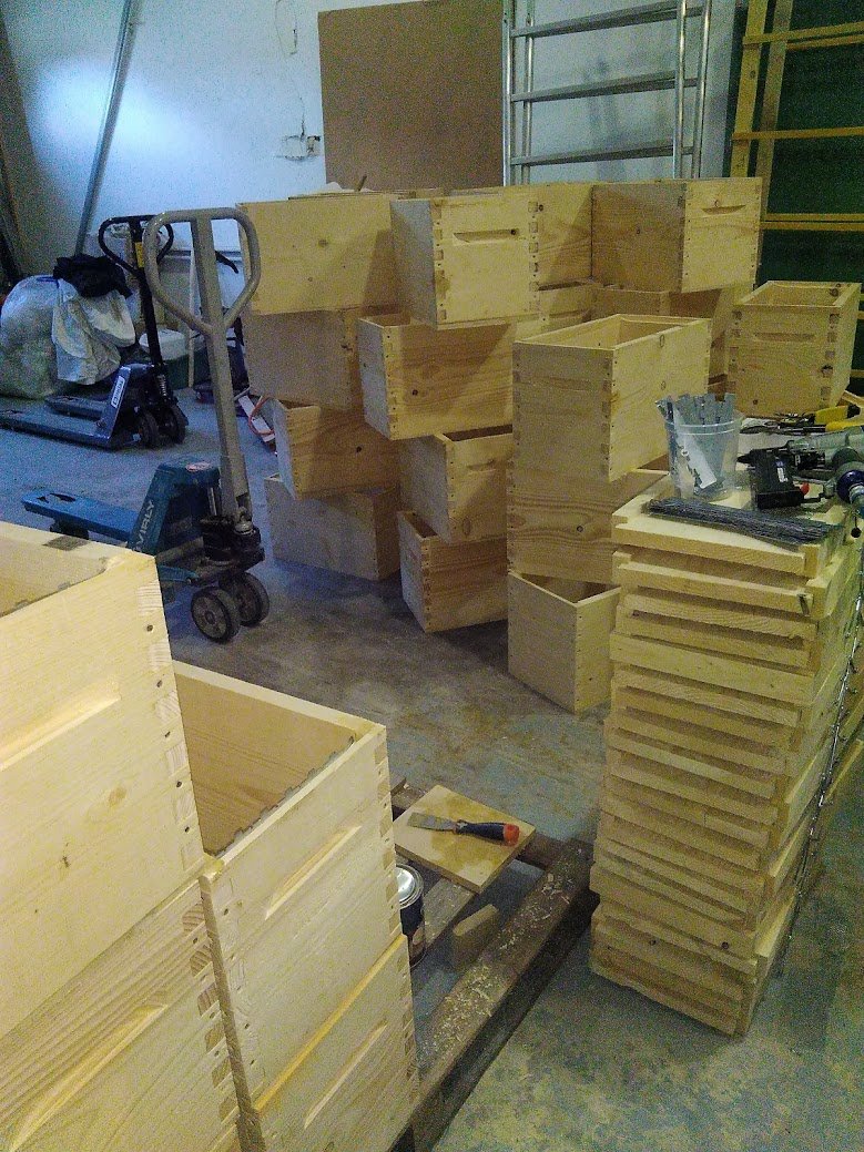 Plan d’une ruche dadant à tenons 10 cadres et dadant simple