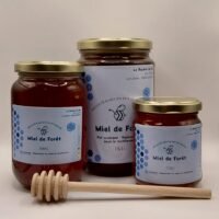Nos différents pots de miel de forêt