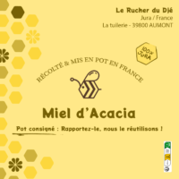 Miel d'Acacia du Jura — Récolte artisanale