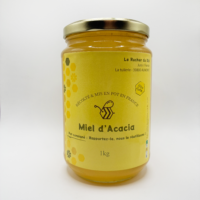Pot de miel d'acacia 1kg - Miel du Jura