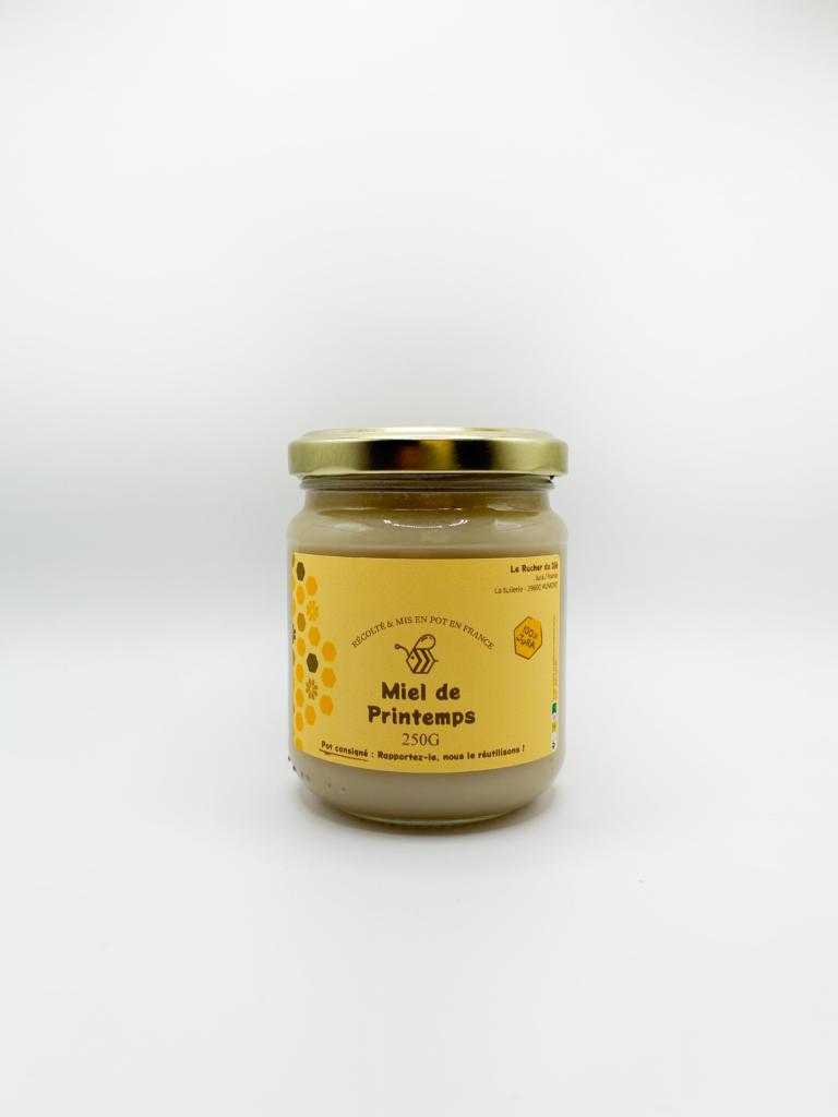 Pot de miel de printemps 250g - Miel du Jura