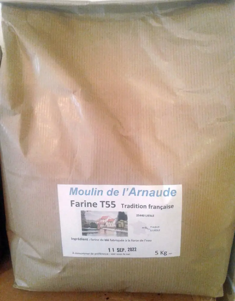 Farine T55 - Moulin de l'Arnaude - 5KG