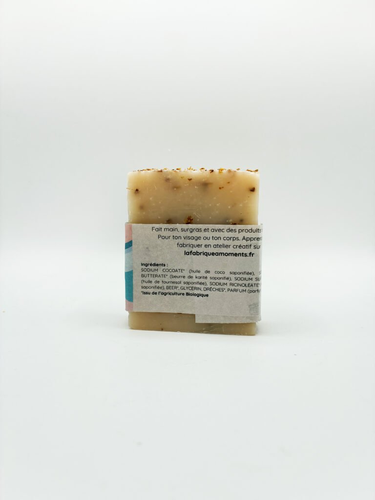 Savon à la bière La Nocturne et drèches bio
