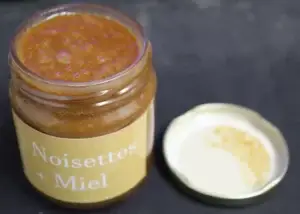 Pâte à tartiner noisette et miel