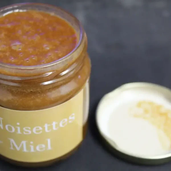 Pâte à tartiner noisette et miel
