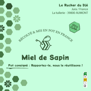 Miel de sapin du Jura – Récolte 2025