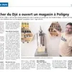 article dans la voix du jura le 17 AOUT 2023
