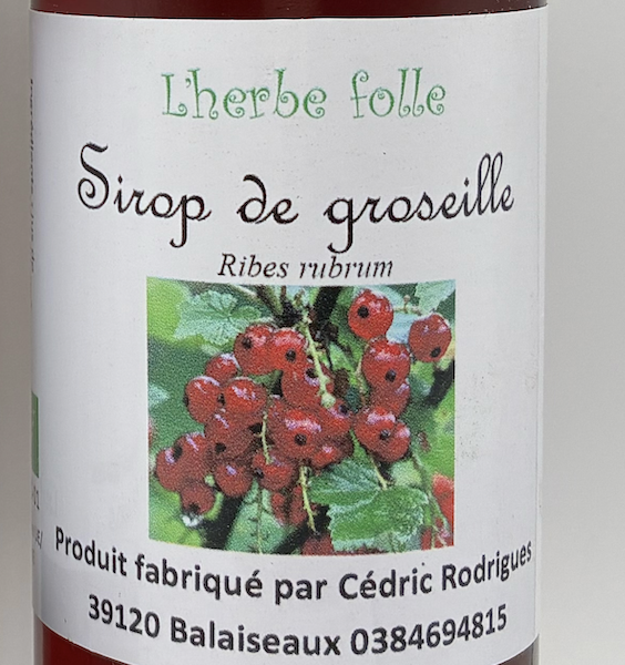 Sirop groseille
