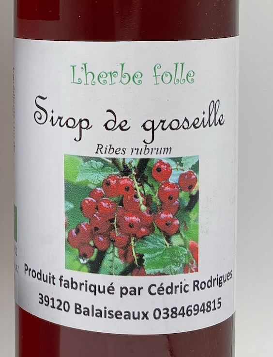 Sirop groseille