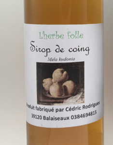 Sirop de coing