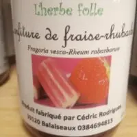 Confiture Fraise Rhubarbe