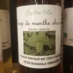 Sirop de menthe chocolat