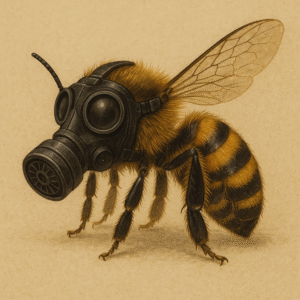 Abeille avec masque