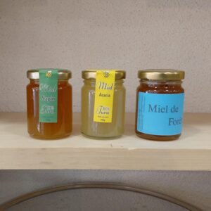 Coffret Trio Miels Acacia – Forêt – Sapin (125 g)