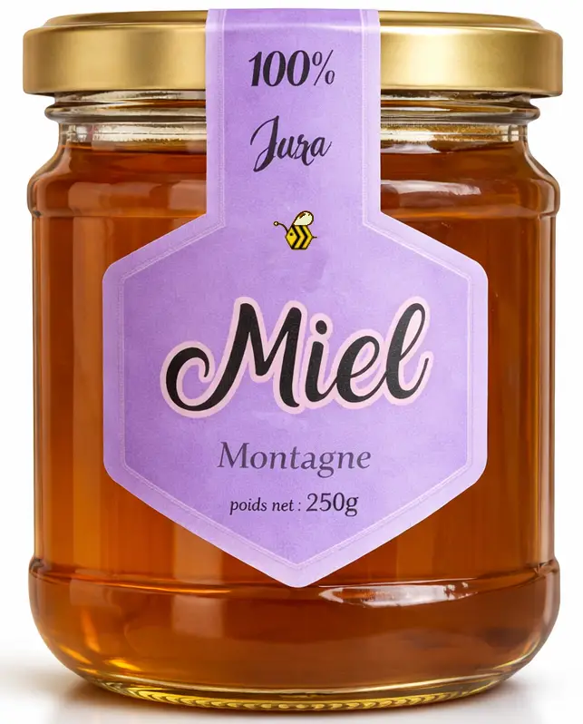 Acheter miel du Jura - Pot de miel artisanal producteur local