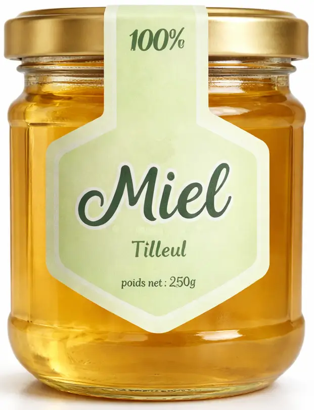 Miel de tilleul du Jura - pot 250g